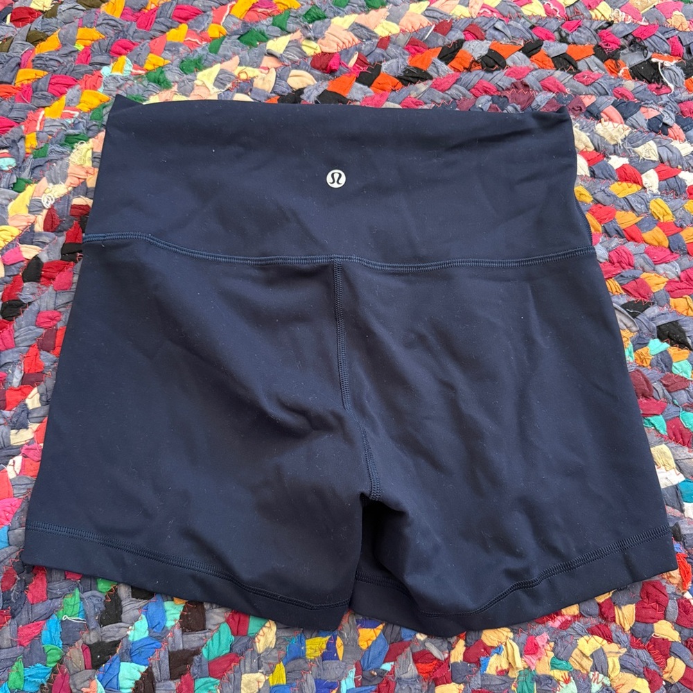 Lululemon Navy Biker Shorts